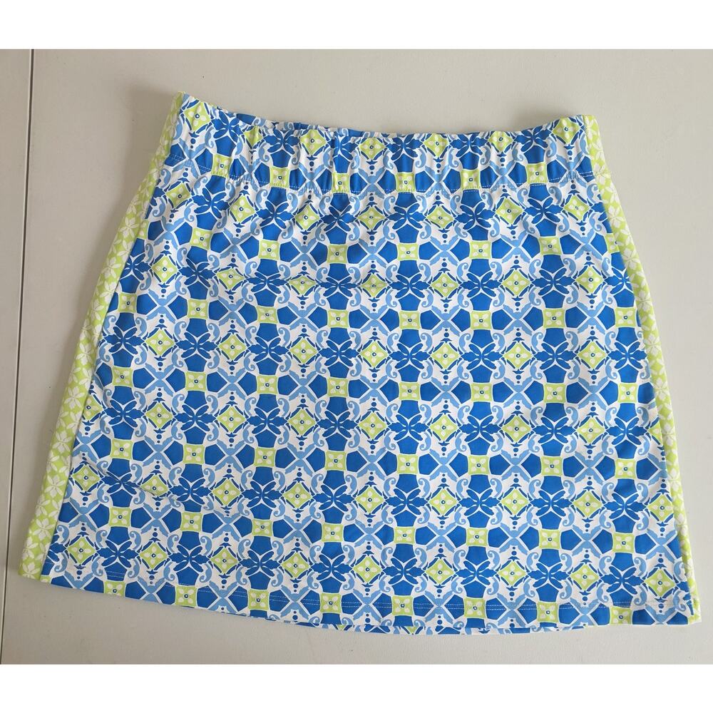 J. McLaughlin Palm Springs Geometric Print Zip Pocket Skort Size XS - Picture 4 of 8